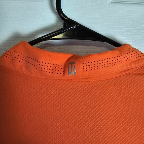 Tiger‎ Woods Collection Nike Dri-Fit Polo-Orange-Men's XL - Picture 6 of 8